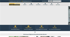 Desktop Screenshot of kadikoyaluminyum.com